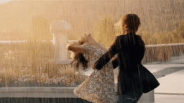 Rain Dancing GIF - Rain Dancing Gabriela And Troy GIFs