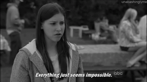 Everything Just Seems Impossible - The Middle GIF - Impossible The Middle Sue Heck GIFs