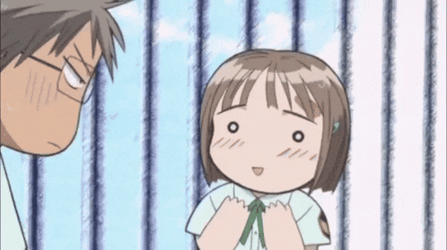a man and a little girl are standing next to each other