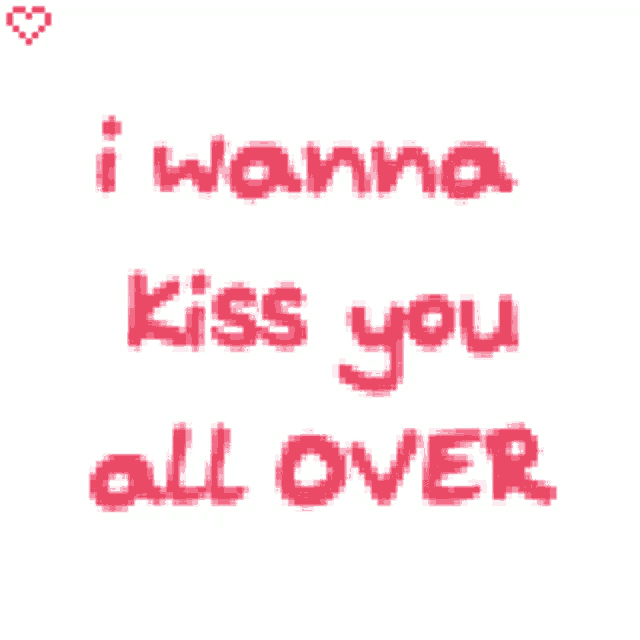 a seamless pattern of pink kisses with a heart in the background