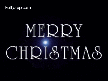 a blue background with the words merry christmas written in white letters