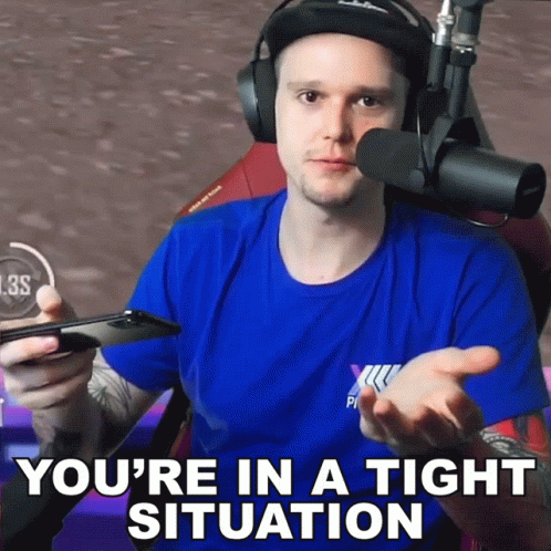 Youre In A Tight Situation Pickles GIF - Youre In A Tight Situation Pickles Picklesgaming GIFs