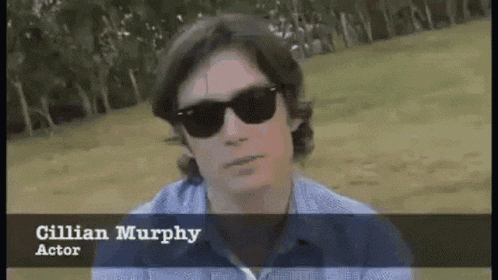 a man wearing sunglasses is called gillian murphy