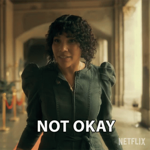 Not Okay Allison Hargreeves GIF - Not Okay Allison Hargreeves Emmy Raver Lampman GIFs