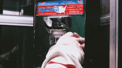 a person using a long distance special telephone