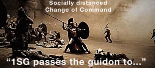 Change Of Command Social Distance GIF - Change Of Command Social Distance Spear GIFs