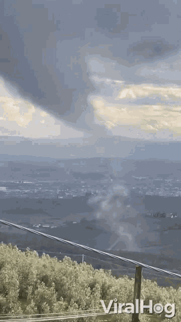 Tornadoes Forming Over Landscape Viralhog GIF - Tornadoes Forming Over Landscape Viralhog A Tornado Is Coming GIFs
