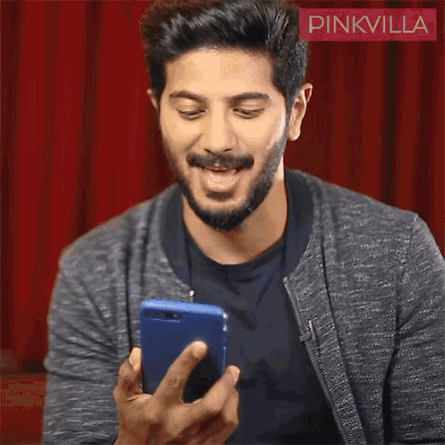 Laughing Dulquer Salmaan GIF