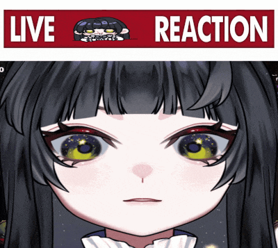 a picture of a girl with a live reaction sticker