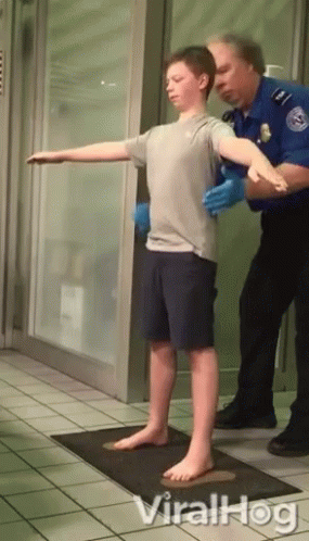 Pat Down Security Check GIF - Pat Down Security Check Weapons GIFs