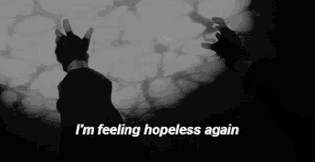 a black and white photo of a person with the words i 'm talking on the bottom