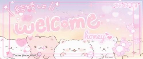 Cute Pink Banner Welcome GIF - Cute Pink Banner Welcome GIFs
