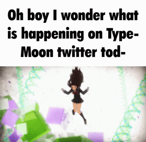 Fate Type Moon Twitter GIF - Fate Type Moon Twitter Oh Boy I Winder What Is Happening GIFs