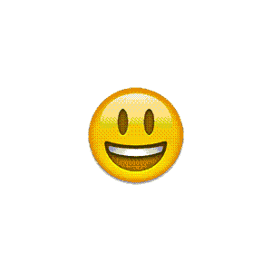 a crying smiley face with blue tears coming out of its eyes