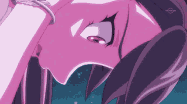 a close up of a person 's face with a tvtokyo logo on the bottom right