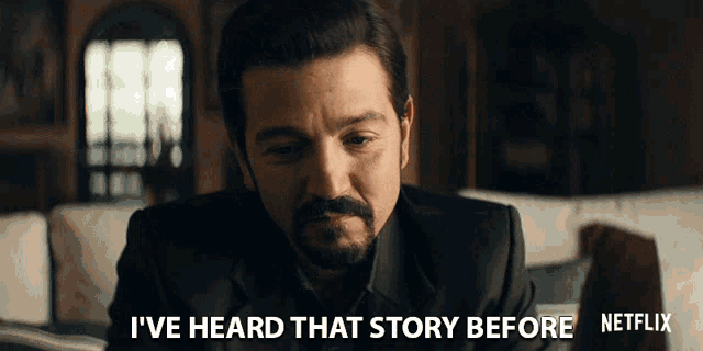 Ive Heard That Story Before Same Old Story GIF - Ive Heard That Story Before Same Old Story Sounds Familiar GIFs