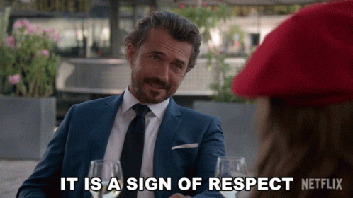 It Is A Sign Of Respect William Abadie GIF