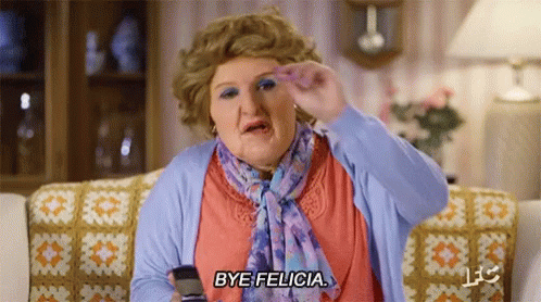 Grandma Bye Felicia GIF - Grandma Bye Felicia Good Bye GIFs