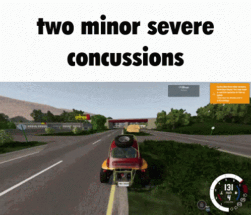 Two Minor Severe Concussions Concussion GIF - Two Minor Severe Concussions Concussion Car Crash GIFs