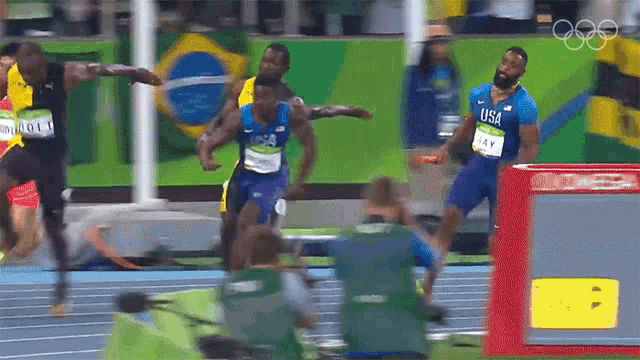 Running Usain Bolt GIF - Running Usain Bolt Nickel Ashmeade GIFs