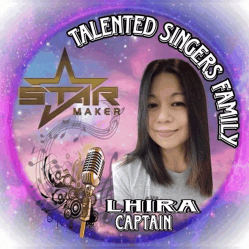 a talented singer named lhira captain is featured on a poster