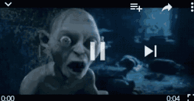 a screenshot of a movie playing on a cell phone