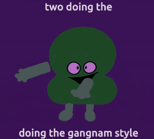 two doing the doing the gangnam style meme