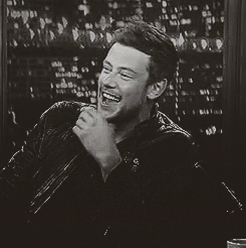 Cory Monteith Glee GIF - Cory Monteith Glee Laugh GIFs