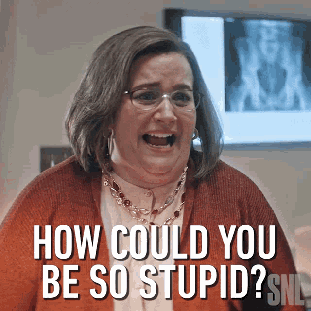 How Could You Be So Stupid Aidy Bryant GIF - How Could You Be So Stupid Aidy Bryant Saturday Night Live GIFs