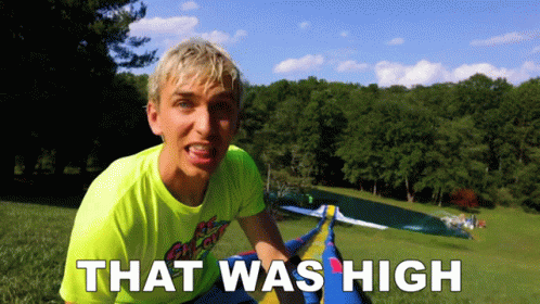That Was High Stephen Sharer GIF - That Was High Stephen Sharer Way Up In The Air GIFs
