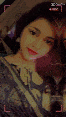 a picture of a woman with the letter a in the corner