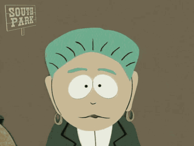 a cartoon of a woman with green hair says save us
