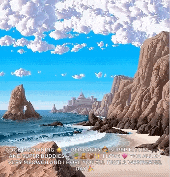 a pixel art of a castle on top of a rocky cliff overlooking the ocean