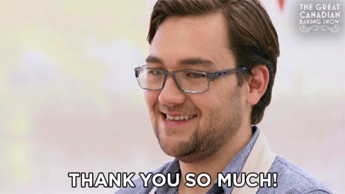 Thank You So Much The Great Canadian Baking Show GIF - Thank You So Much The Great Canadian Baking Show Gcbs GIFs