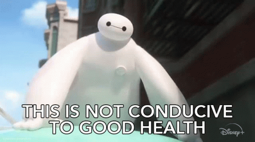 This Is Not Conducive To Good Health Baymax GIF - This Is Not Conducive To Good Health Baymax This Is Dangerous For Your Health GIFs