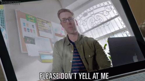 Please Don'T Yell At Me GIF - Younger Tv Younger Tv Land GIFs