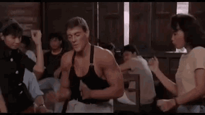 Jean Claude Van Damme Dance GIF