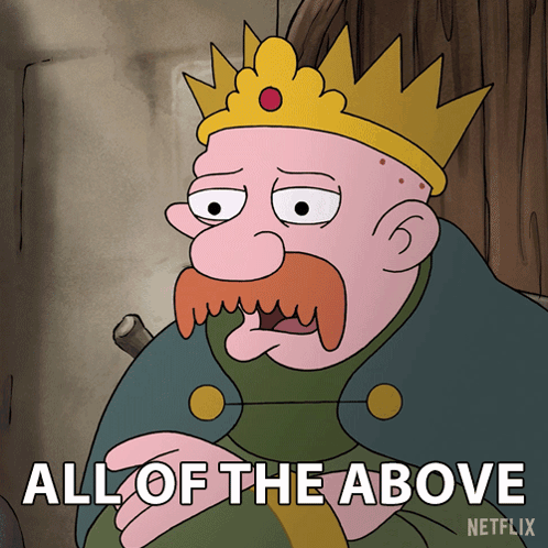 All Of The Above King Zøg GIF - All Of The Above King Zøg John Dimaggio GIFs
