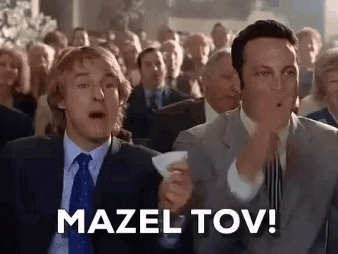 Mazel Tov Wedding Crashers GIF - Mazel Tov Wedding Crashers Mazel GIFs