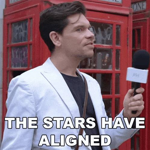 The Stars Have Aligned Robin James GIF - The Stars Have Aligned Robin James We Made It Work GIFs