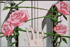 Flower Anime GIF - Flower Anime Roses GIFs
