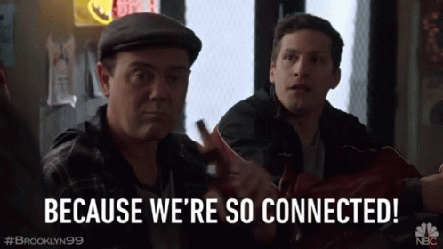 Were So Connected Linked GIF - Were So Connected Linked Related GIFs