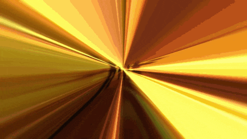 a yellow and brown background with a swirl of light