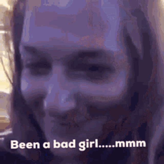 Been A Bad Girl Mm GIF - Been A Bad Girl Mm Smiles GIFs