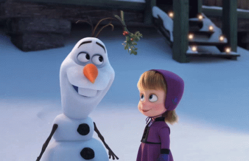 Olafs Frozen Adventure Olaf GIF - Olafs Frozen Adventure Olaf Mistletoe GIFs