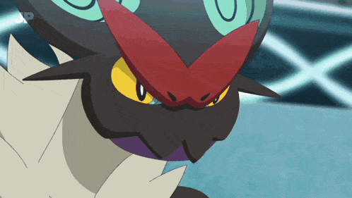 a close up of a cartoon character 's face with the letters hd on the bottom right