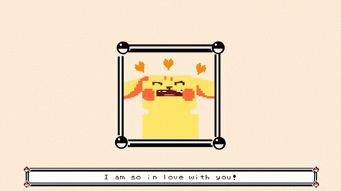 I Am So In Love With You Pikachu GIF - I Am So In Love With You Pikachu Random Encounters GIFs
