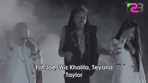 Fat Joe, Wiz Khalifa, Teyana Taylor - Ballin' (Double Kiss) GIF - Dancing Cjill Swag GIFs