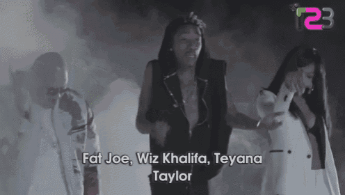 fat joe wiz khalifa teyana and taylor are featured in a video
