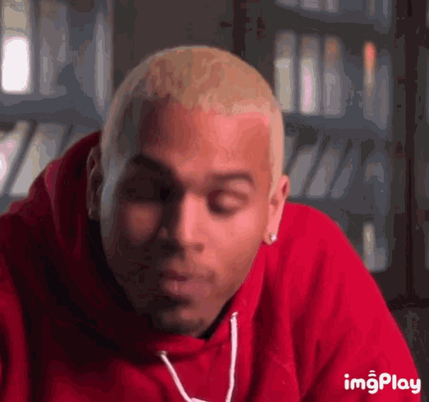 Chris Brown Old GIF - Chris Brown Old Blonde GIFs